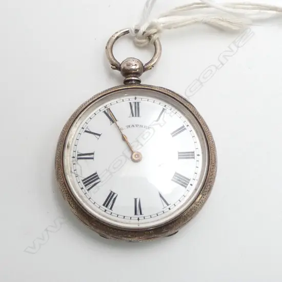 Birmingham  LADIES open face mid-size POCKET WATCH named C. MATHEY. Running. Key wind