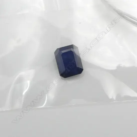 ENHANCED SAPPHIRE, OCTAGONAL CUT