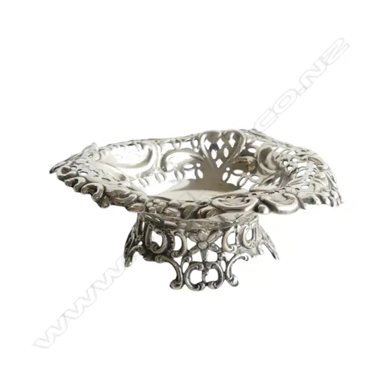 STG SILVER BON BON DISH, LONDON 1893 93gms