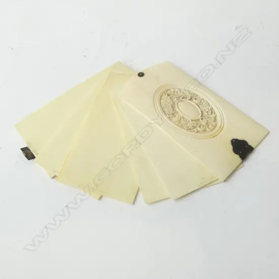 ANTIQUE IVORY WEEK PLANNER 115x60mm