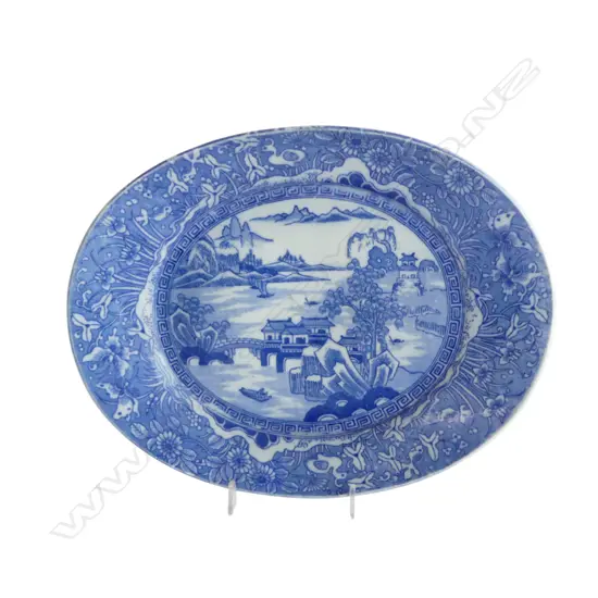 CHINESE B/W EXPORT DISH W.20mm
