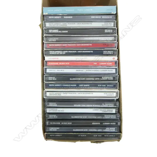 APPROX 20 KEITH JARRETT JAZZ CDS  Provenance: Ex Collection Wellington Choy