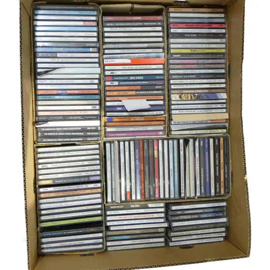 LOT ASST JAZZ CDS FRANK SINATRA ETC Provenance: Ex Collection Wellington Choy