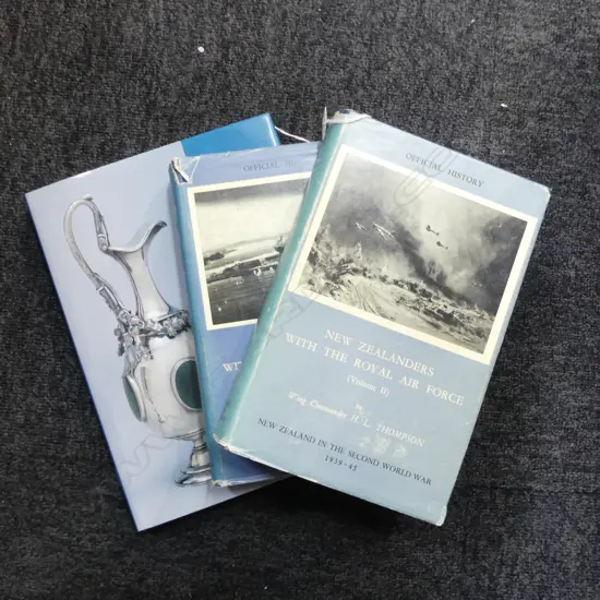 OFFICIAL HISTORY OF N.Z. IN WWII - NEW ZEALANDERS WITH THE ROYAL AIRFORCE Vols. I & II