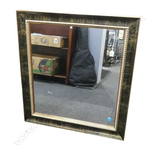 MODERN MIRROR, GOLD FRAME 820x760mm