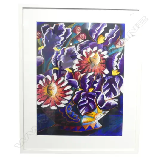 ANNA PALMER (b. NZ 1963) STILL LIFE PASTEL '90 640x490mm