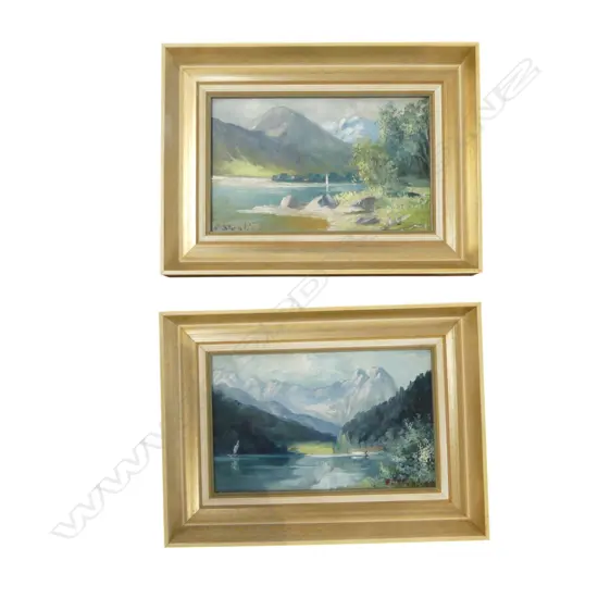 2 N.Z. OIL ON BOARDS 145x235mm