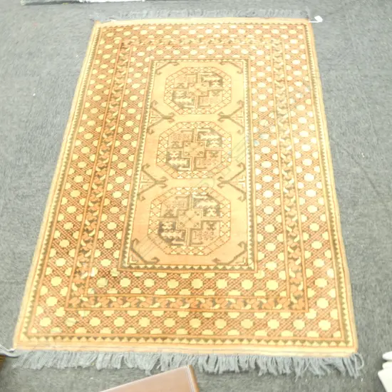 HAND KNOTTED ALL WOOL RUG (PILE 1540x1120mm) (FULL L.1700mm)