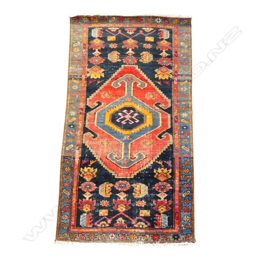 HAND KNOTTED WOOL PILE RUG 1620x890mm