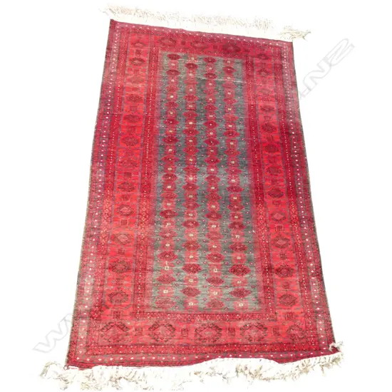 HAND KNOTTED ALL WOOL RUG 2000x1160mm