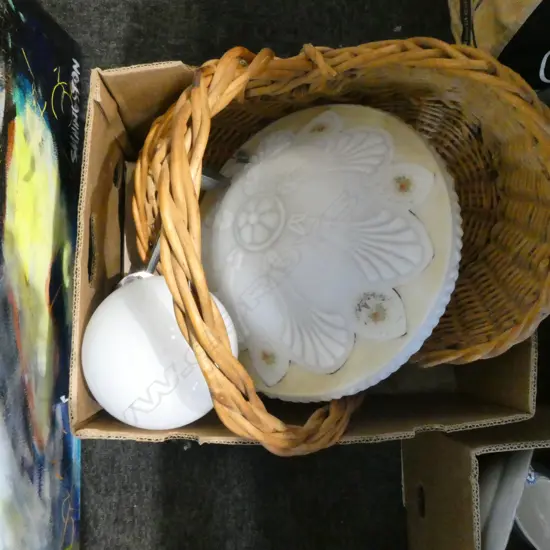 DECO STYLE LIGHT, LIGHT SHADE & BASKET