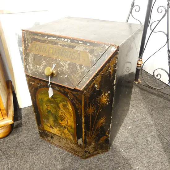 ANTIQUE TIN 'CHO. FORMOSA' 405x425x500mm