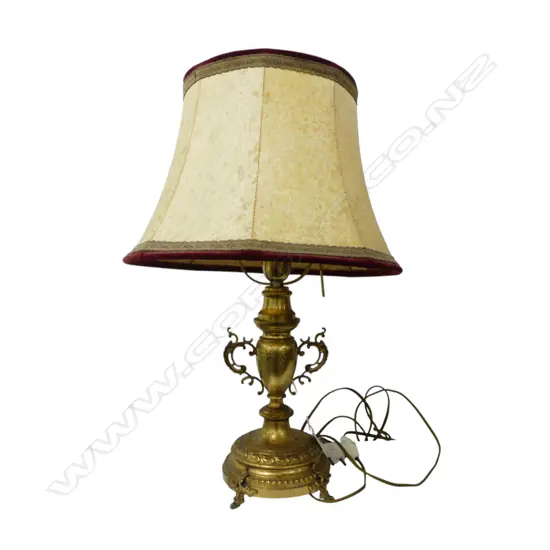 BRASS TABLE LAMP H.520mm
