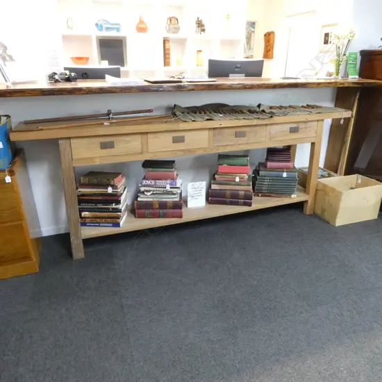 LARGE CONSOLE TABLE 2500x400x910mm