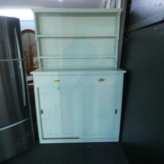 VINTAGE PAINTED WELSH DRESSER 1230 x 460 x 1910mm