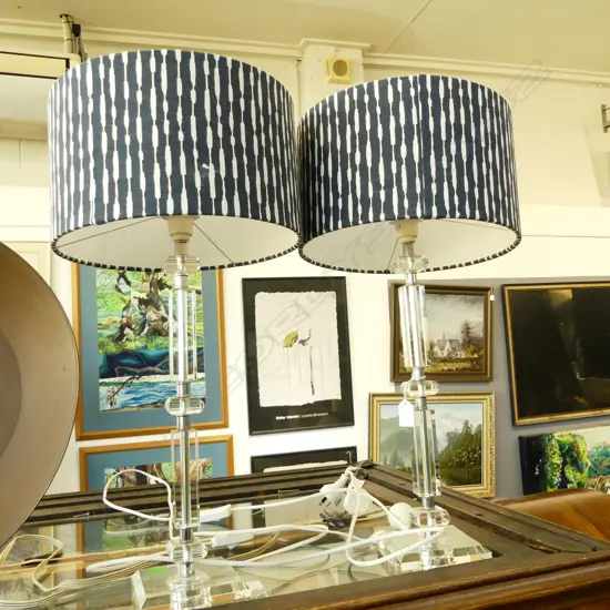 PR MODERN CRYSTAL TABLE LAMPS H.600mm