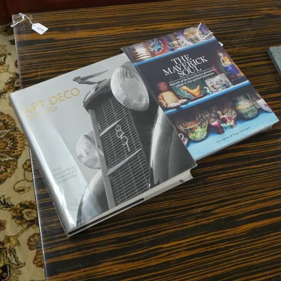 2 COFFEE TABLE BOOKS; ART DECO 1910-1939 & THE MAVERICK SOUL