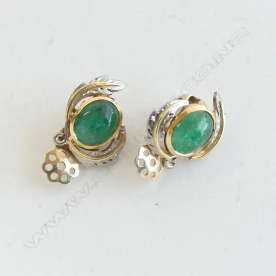 PR 14CT EARRINGS, 5.5grms