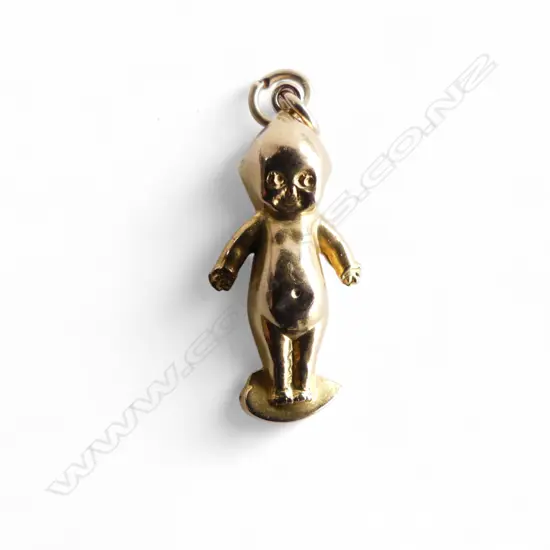 9ct ANTIQUE "CUPIE DOLL" PENDENT/CHARM 1.2 GMS