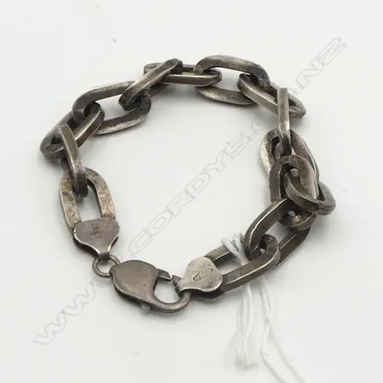 925 SILVER BRACELET, 43.7gms MADE IN ITALY