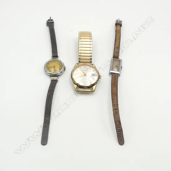 3 VINTAGE WRIST WATCHES INCL. GP SEIKO