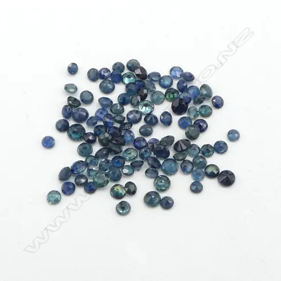 SML FACET CUT SAPPHIRES, 10ct