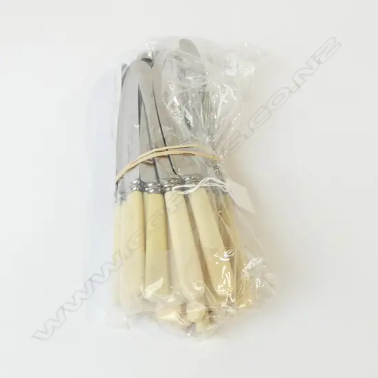 2 SETS of 12 CASEIN HANDLED KNIVES in good condition