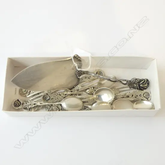 14 ANTIKO GERMAN .800 SILVER CUTLERY 219gms