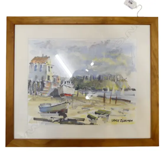 LANCE O'GORMAN, CORNWALL, W/C, 230x290mm