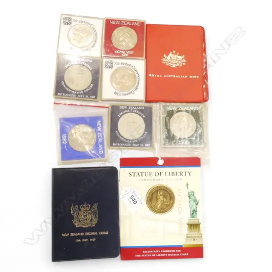 8 ASST. COMMEMORATIVE COINS