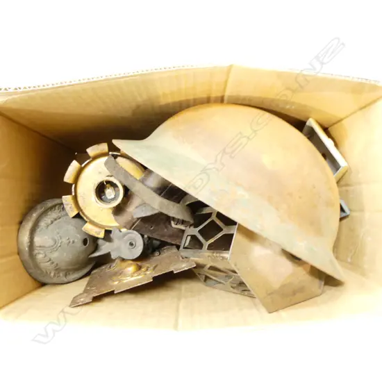 METAL LIGHTING, ARMY HELMET ETC