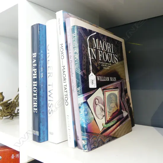 5 BOOKS; GREER TWISS, RALPH HOTERE, 3 MAORI PHOTOGRAPHY