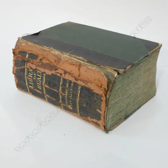 OLD 'LIBRARY OF HEALTH' BOOK WITH COLOUR PLATES 1916