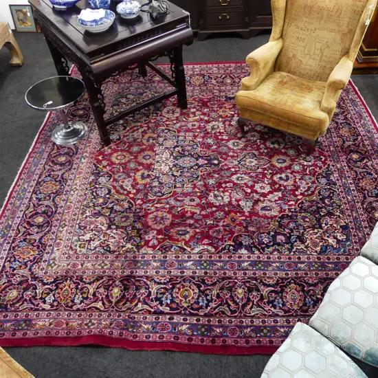 LG HAND KNOTTED WOOL PILE RUG 2900x2850 (2 RUGS JOINED)