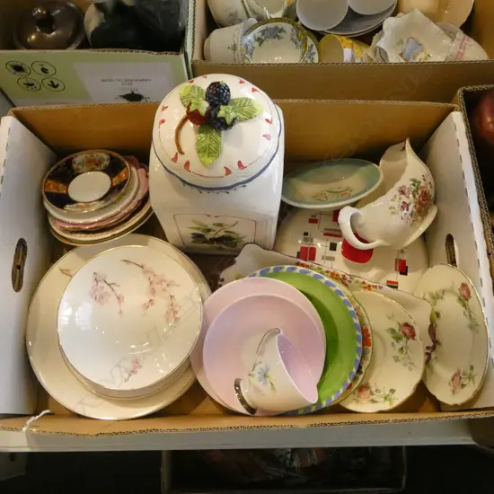 ASSTD. CHINA - VILLEROY & BOCH STORAGE JAR ROYAL ALBERT ETC 