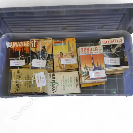 ASST. 1950s/60s SCIENCE FICTION MAGAZINES; VENTURE SF, NEBULA ETC