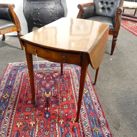 ANTIQUE MAHOGANY PEMBROKE TABLE 760x510x725mm