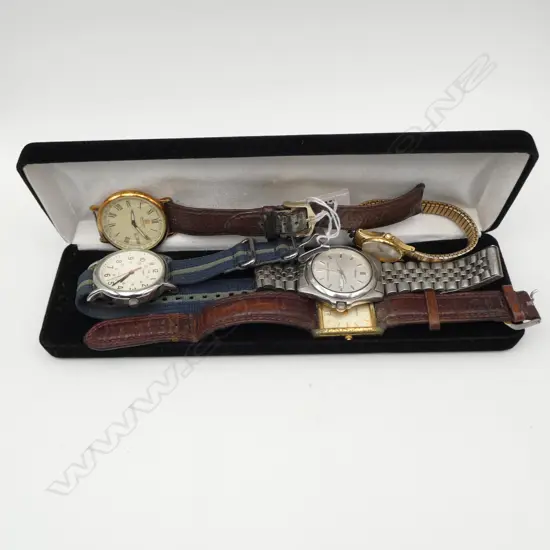 5 WRIST WATCHES