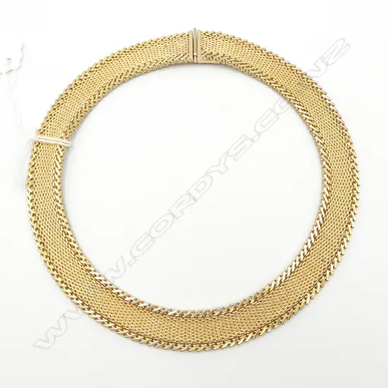 VINTAGE CHRISTIAN DIOR GOLD PLATE NECKLACE