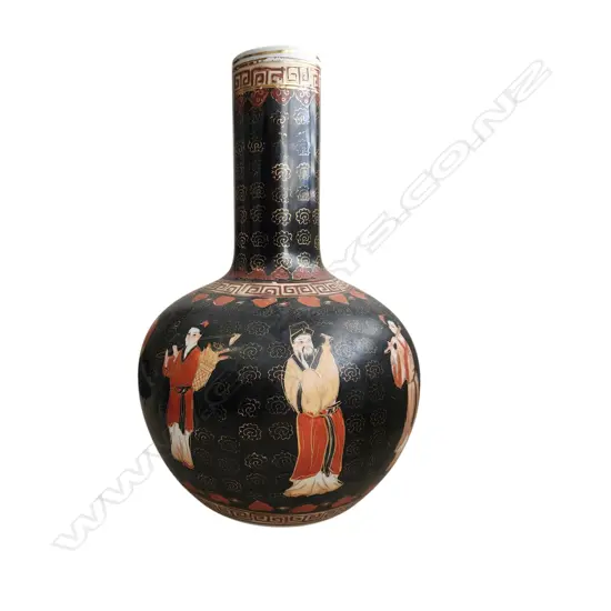 CHINESE “8 IMMORTALS” PORCELAIN VASE 350 mm