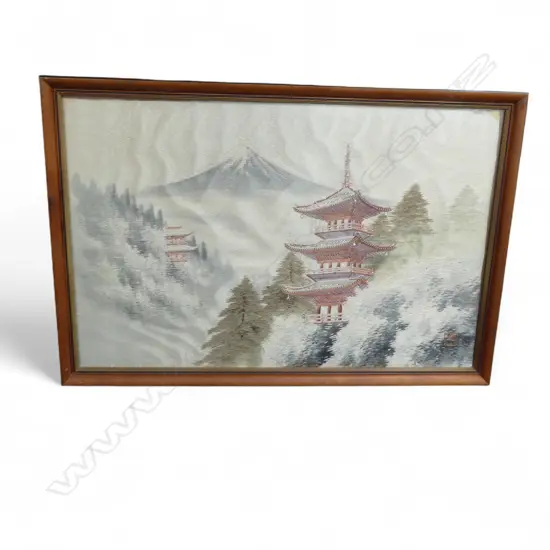 JAPANESE SILK WORK 290x450mm