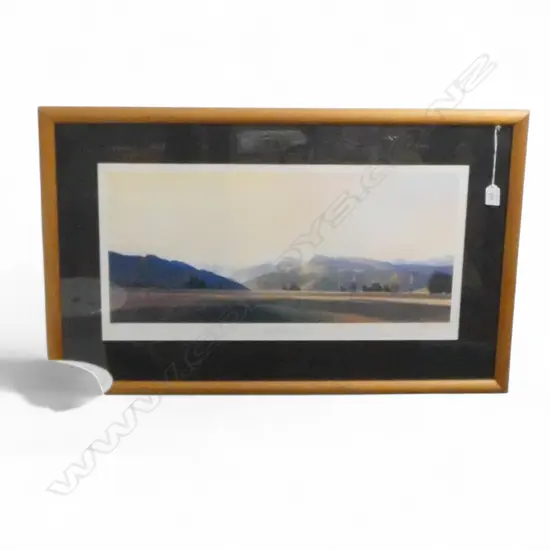 PHILIP MARKHAM SIGNED PRINT 'TOWARDS WANAKA' 256/300 320x640mm