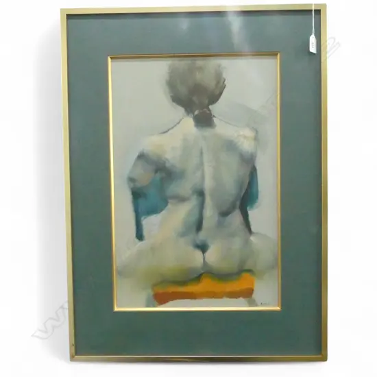 CHARLES ROSE, UNTITLED NUDE STUDY, ACRYLIC, 400x500mm