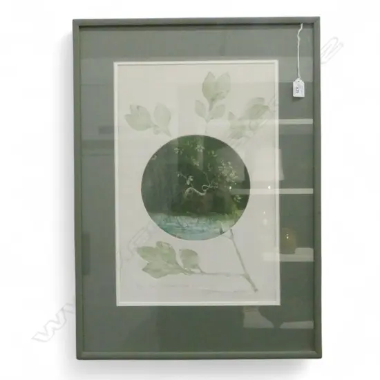 A. L. SWANSON ''LIGHT' - MANGROVE, WAIHEKE ISLAND' SCREEN PRINT 1983 4/15 485x320mm