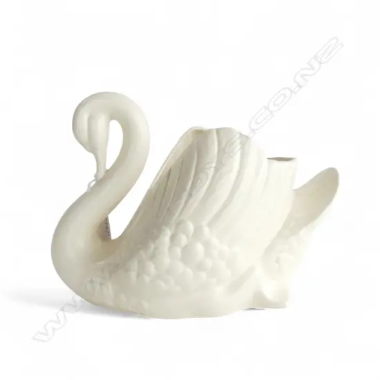 LG CROWN LYNN WHITE SWAN #170 H.210mm