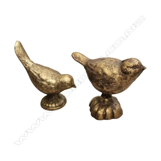 HEAVY CAST IRON PAIR OF BIRDS 100 x 100 mm