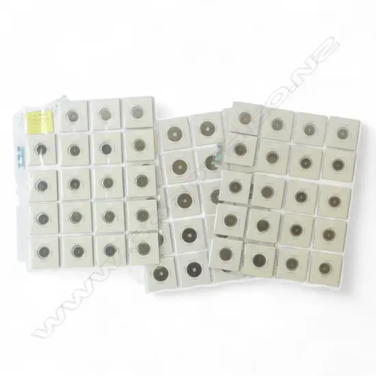 3 PAGES OF CHINESE TONGBAO COINS