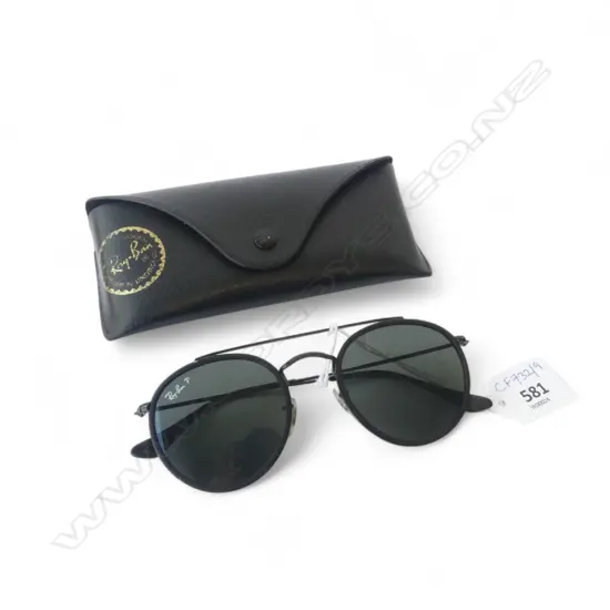 PR RAY BAN POLARISED SUNGLASSES & CASE, MADE IN ITALY