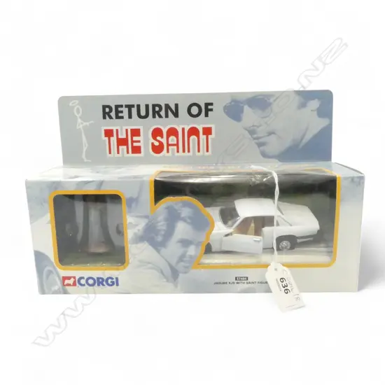 CORGI 'THE RETURN OF THE SAINT' JAGUAR XJS w. SAINT FIGURE, BOXED