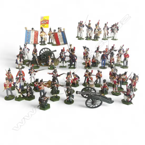 ASST. NIENA ST PETERSBURG LEAD NAPOLEONIC SOLDIERS H.100mm Incl. BRITAIN/FRANCE etc